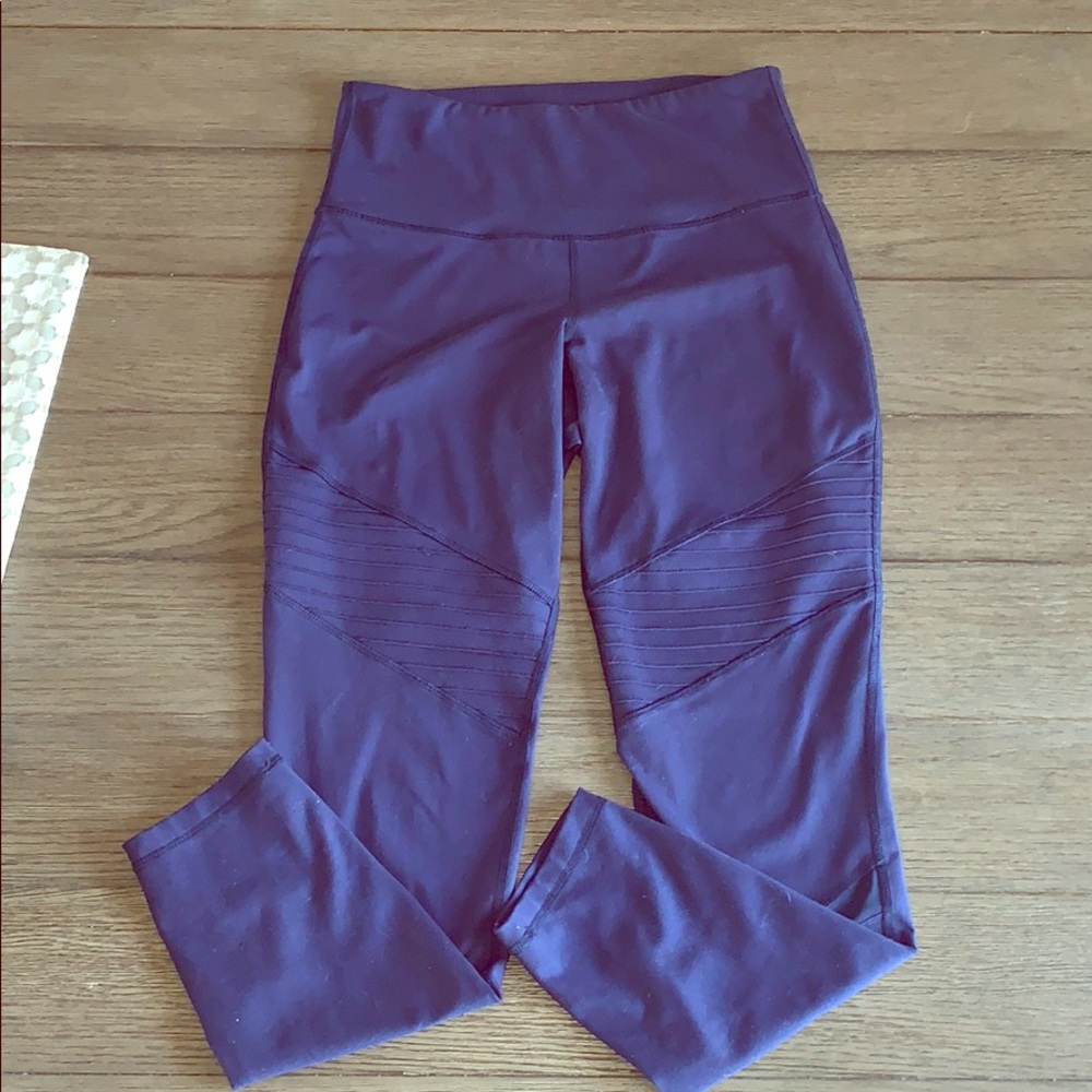 NAVY BLUE MOTO LEGGINGS